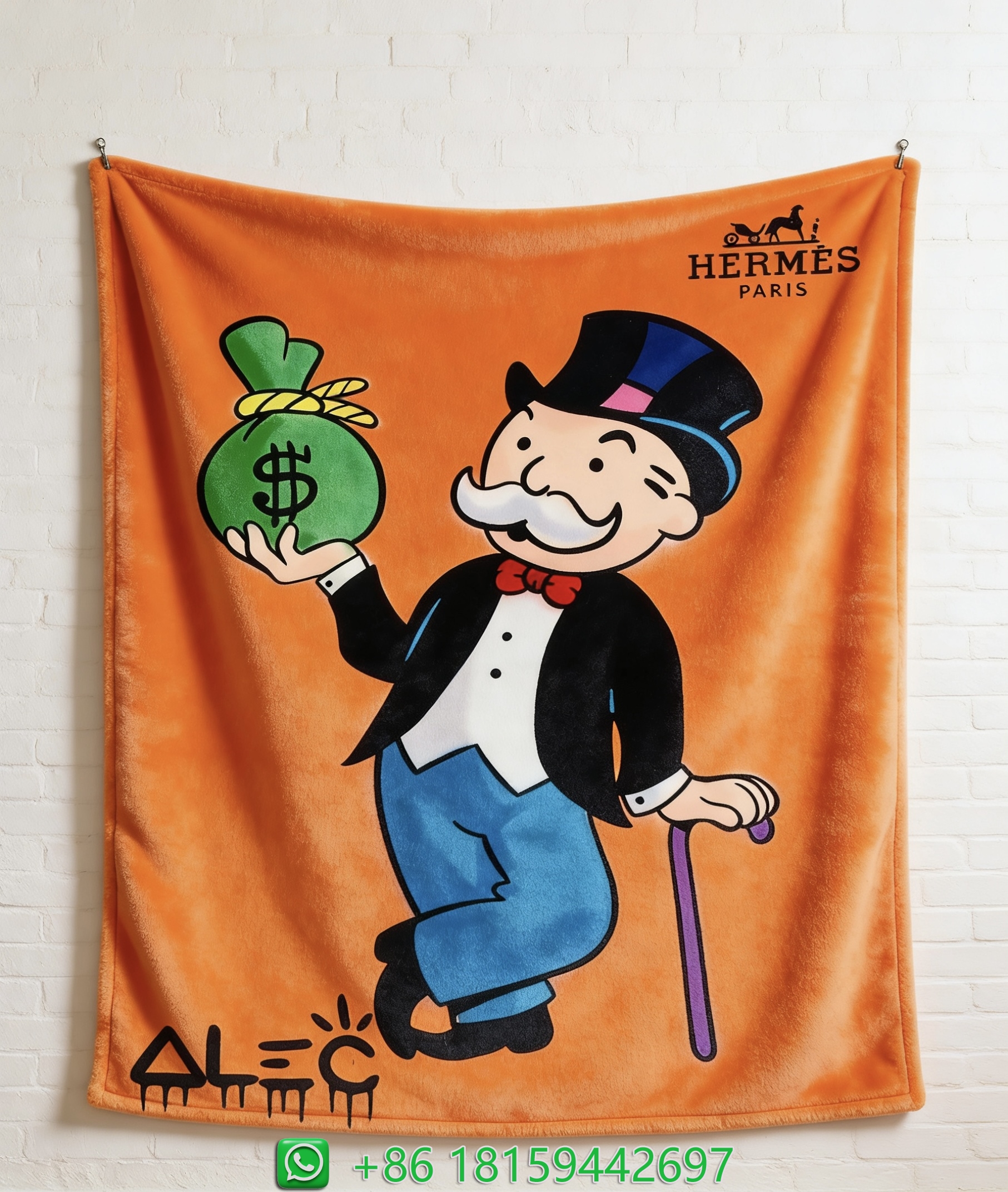 Hermes Throw Blankets